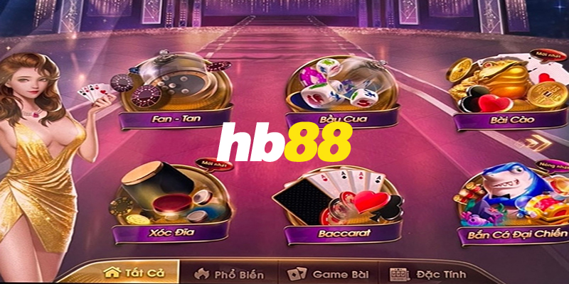 Các loại game bài phổ biến tại HB88